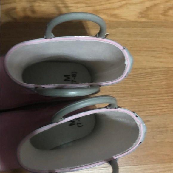 Bebe toddler rain boots sz M (7/8) - Picture 6 of 9